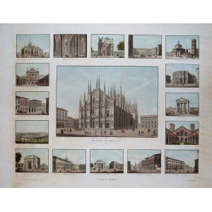 Vedute di Milano. Milano, Primo Torchiana, 1828.