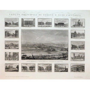 Vedute principali di Torino e suoi contorni. Torino, Luigi Viganò, 1835 circa.
