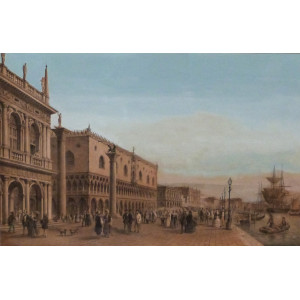 Il Molo Venezia, Giovanni Pividor, 1850 circa.