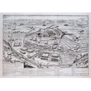 Vero dissegno della fortessa assedio & espugnatione di Bricherasco. Torino, Giacomo de Fornaseri, 1800 circa.