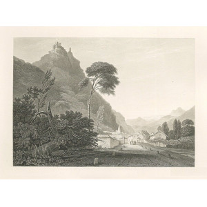 View of Monastery of San Michele in the Susa Valley. Londra, William Brockedon, 1828-1829.