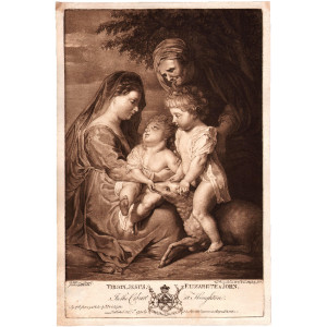 Virgin, Jesus, Elizabeth & John. Londra, John Boydell, 1774.