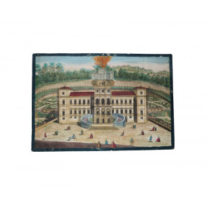 Vüe de la Vigne de S.M. La Reine avec l’illumination à Turin. Bassano del Grappa, Remondini, 1770 circa.