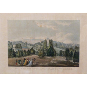  IIIeme vue de Tsarsko-Celo, promenade de Catherine II. Parigi, Bassand, 1810-1820 circa.