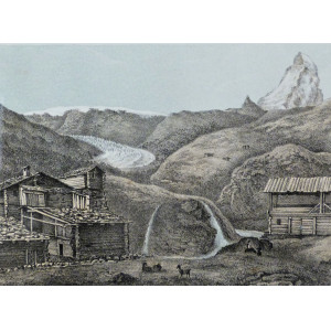 Vue de Zermatt. Berna, J. C. Ochsner, 1856 - 1857 circa.