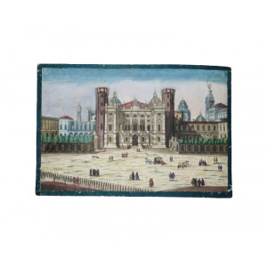 Vüe du Chateau du Côsté de la Rüe du Po à Turin. Bassano del Grappa, Remondini, 1770 circa.