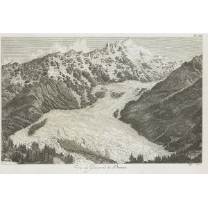 Vue du Glacier de la Brenva. Neuchâtel, Adam Töpffer, 1796.