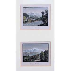 Vue du Mont Blanc. Bacler d’Albe, 1810 - 1820 circa. 
