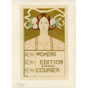 Womens Edition (Buffalo) Courier - Les Maîtres de l'Affiche. Parigi, Imprimerie Chaix, 1897.